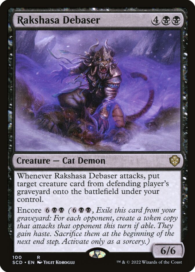 Rakshasa Debaser 100 - Starter Commander Decks MTG card