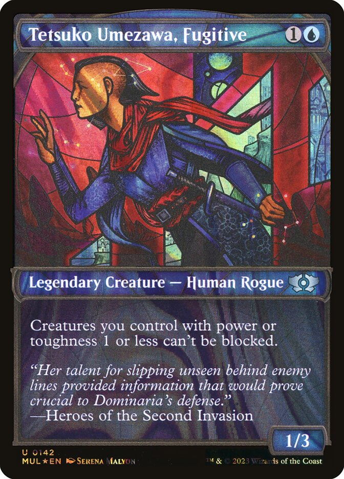 Tetsuko Umezawa, Fugitive 142 - Multiverse Legends MTG card
