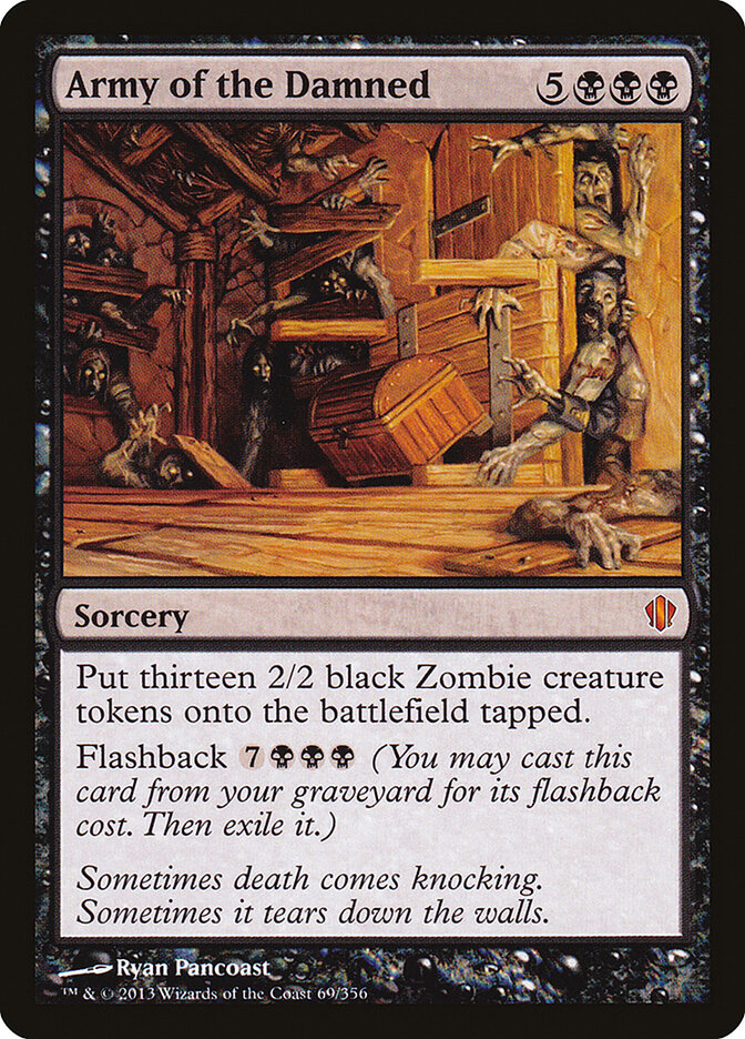 Army of the Damned 69 - Commander 2013 MTG card