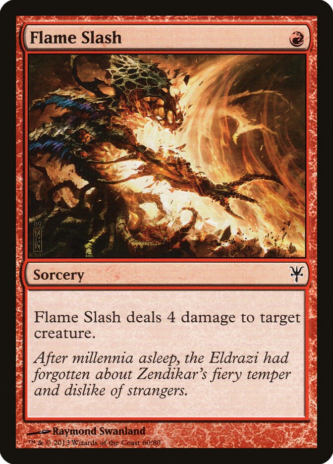 Flame Slash 60 - Duel Decks: Sorin vs. Tibalt MTG card