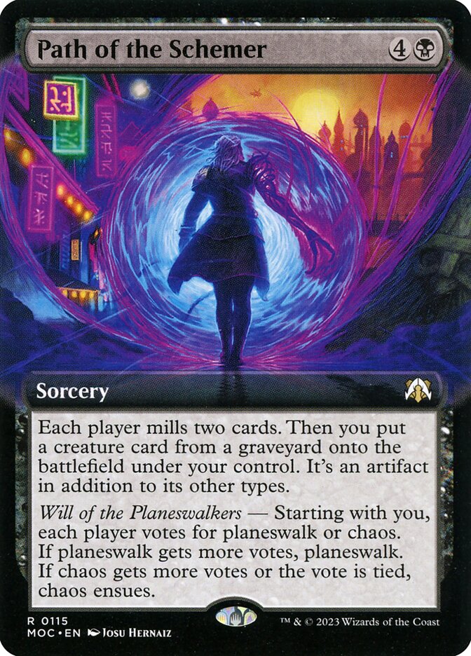 Path of the Schemer 115 - March of the Machine Commander MTG card