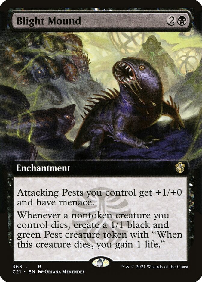 Blight Mound 363 - Commander 2021 MTG card
