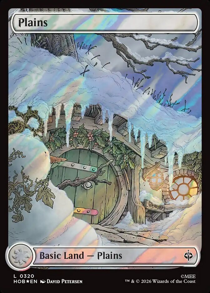Plains 320 - The Hobbit MTG card
