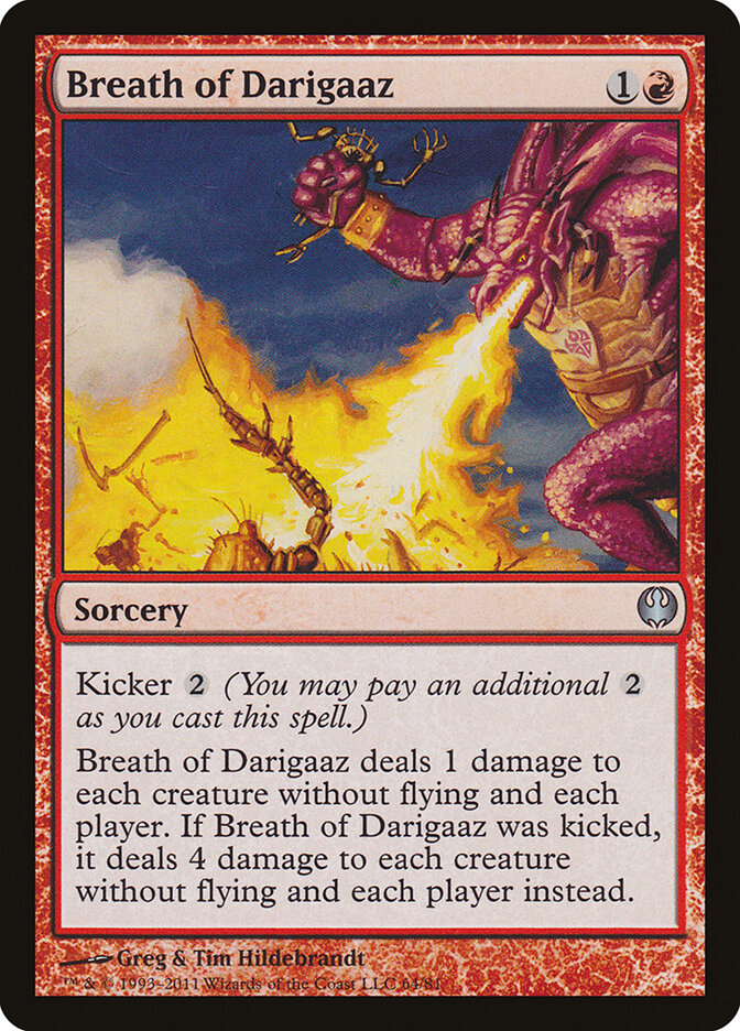Breath of Darigaaz 64 - Duel Decks: Knights vs. Dragons MTG card