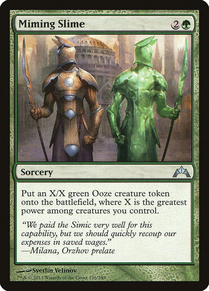 Miming Slime 126 - Gatecrash MTG card