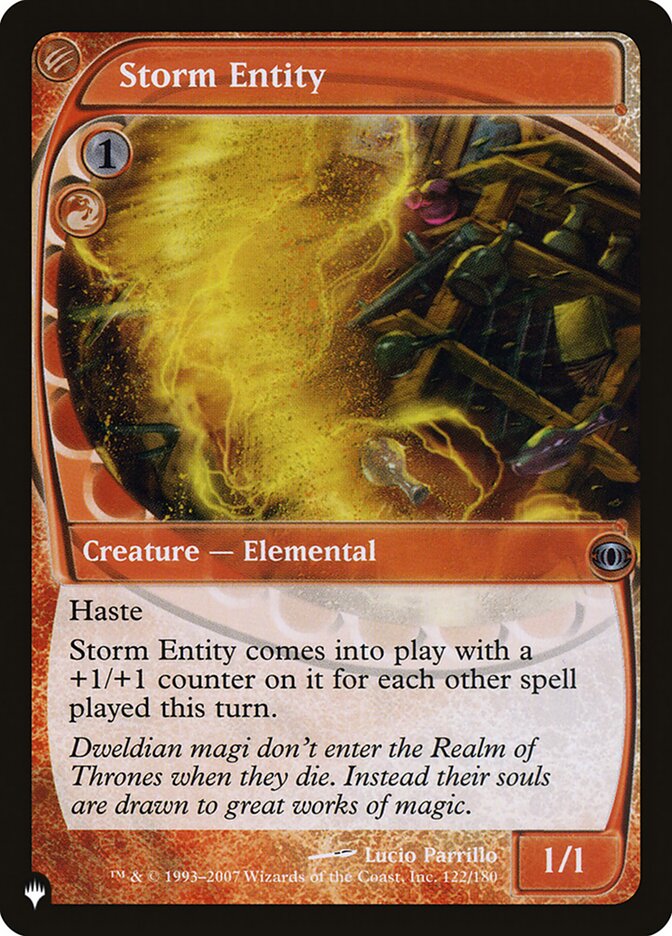 Storm Entity FUT-122 - The List MTG card