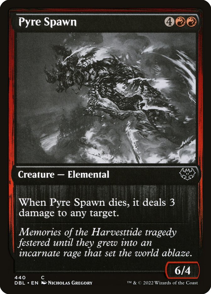 Pyre Spawn 440 - Innistrad: Double Feature MTG card