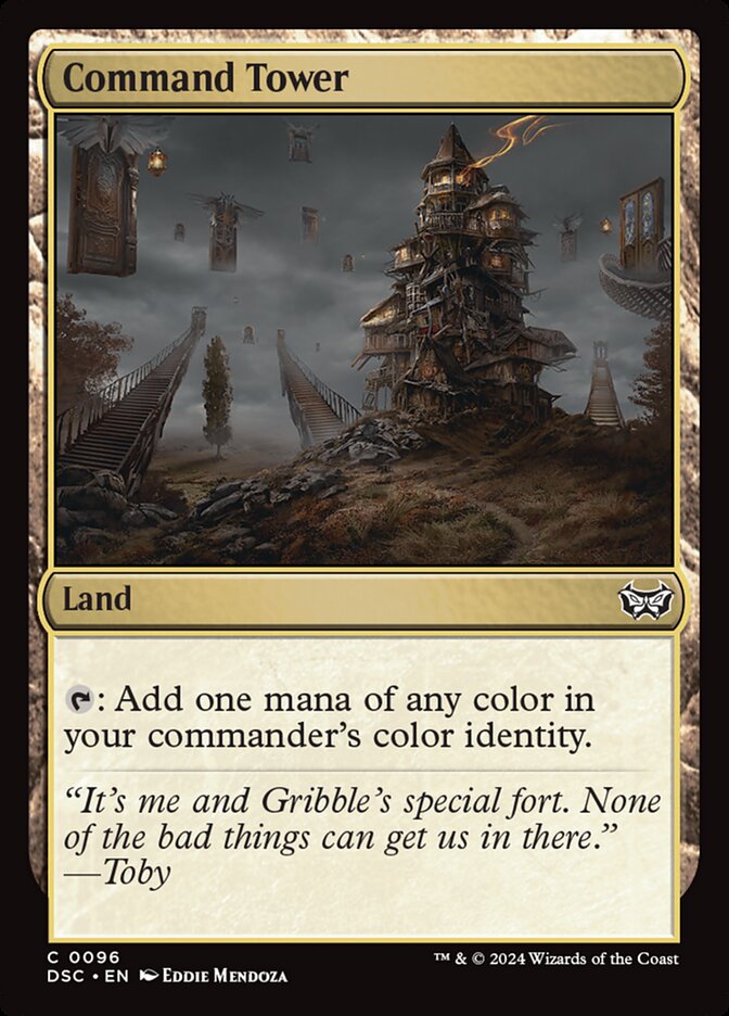 Command Tower 96 - Duskmourn: House of Horror Commander MTG card