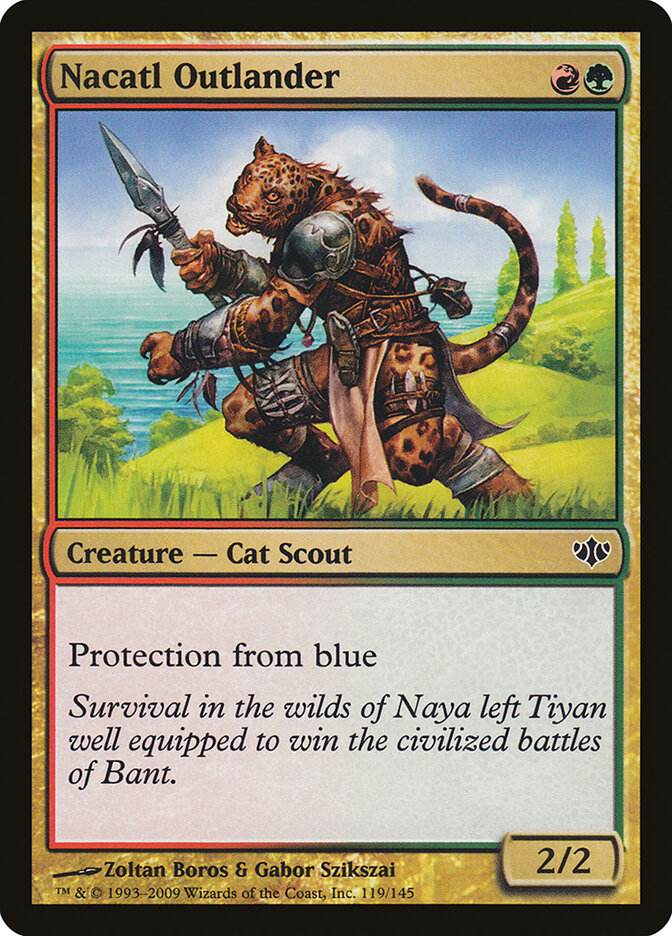 Nacatl Outlander 119 - Conflux MTG card