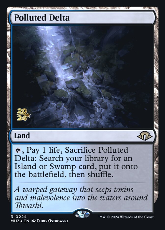 Polluted Delta 224s - Modern Horizons 3 Promos MTG card