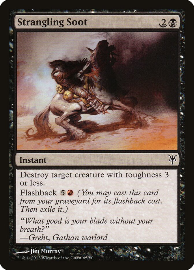 Strangling Soot 65 - Duel Decks: Sorin vs. Tibalt MTG card