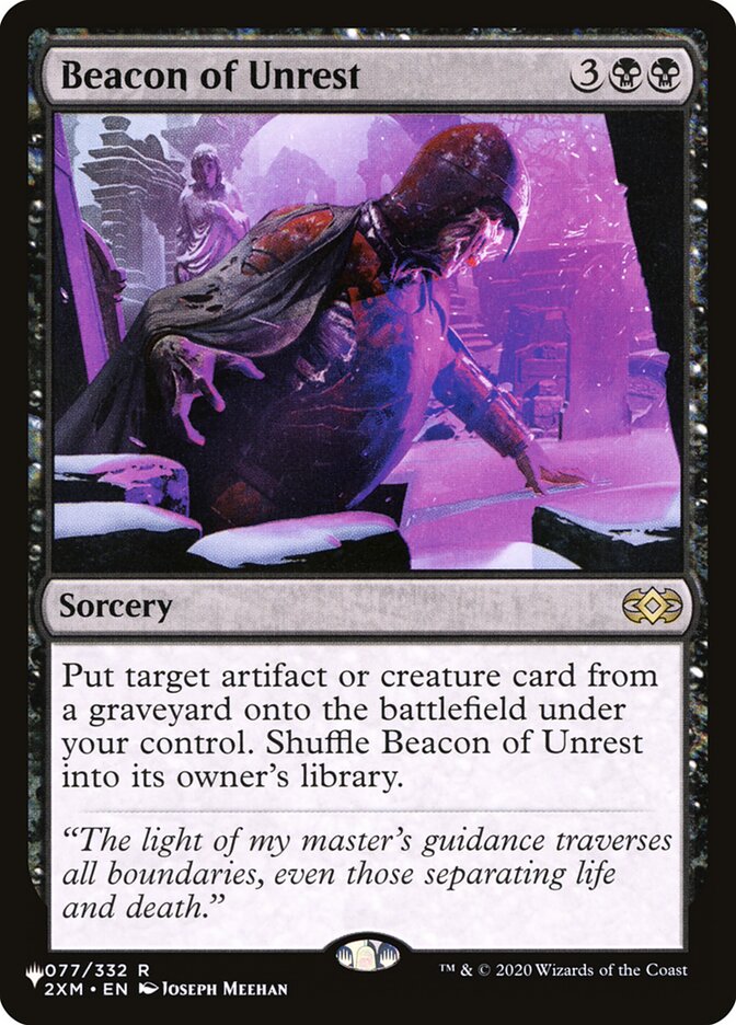 Beacon of Unrest 2XM-77 - The List MTG card