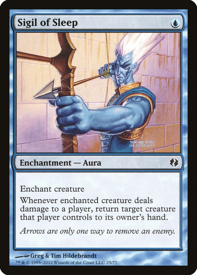 Sigil of Sleep 25 - Duel Decks: Venser vs. Koth MTG card