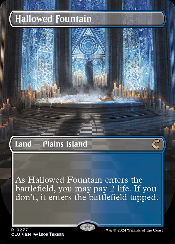 Hallowed Fountain 277 - Ravnica: Clue Edition MTG card