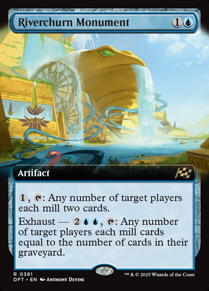 Riverchurn Monument 381 - Aetherdrift MTG card