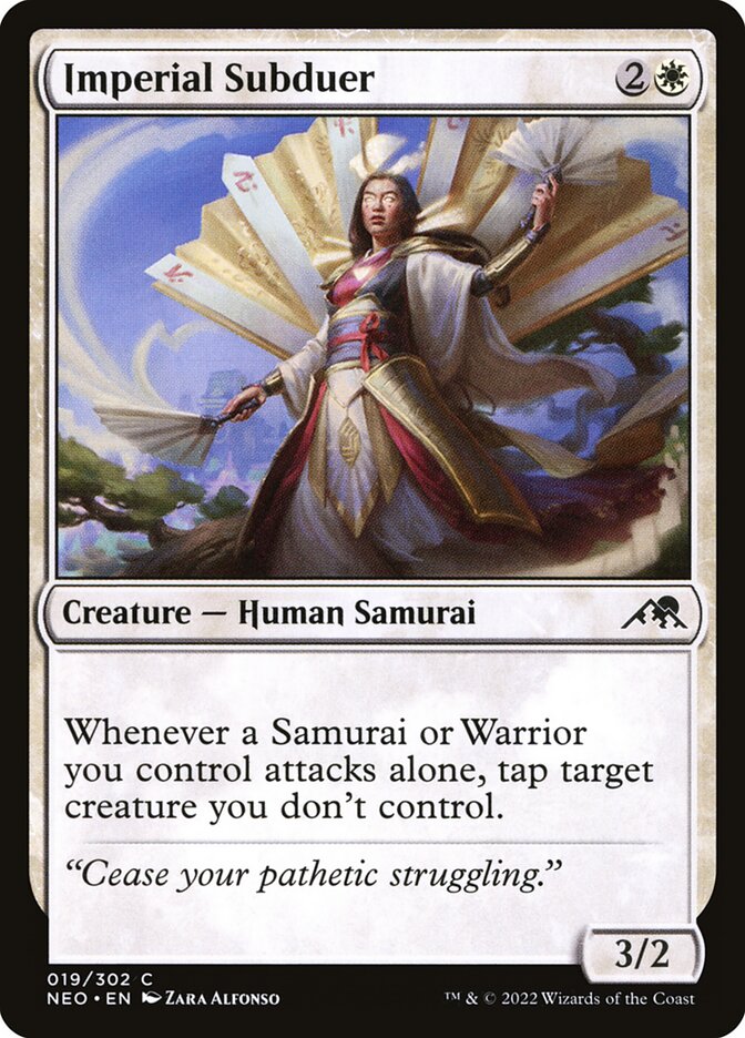 Imperial Subduer 19 - Kamigawa: Neon Dynasty MTG card