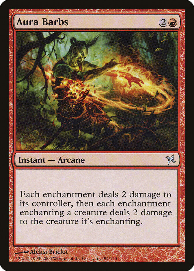 Aura Barbs 94 - Betrayers of Kamigawa MTG card