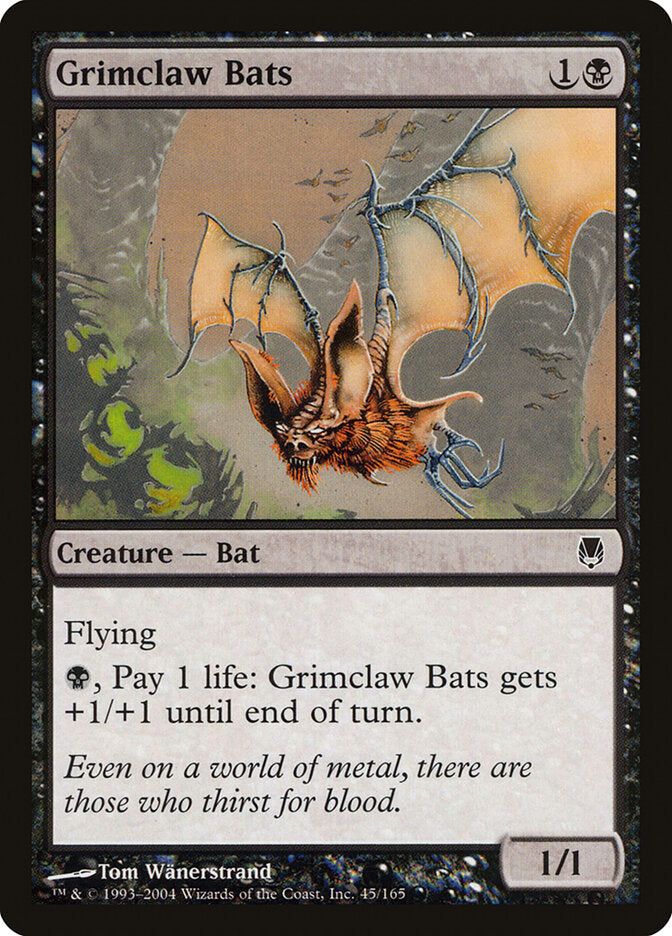 Grimclaw Bats 45 - Darksteel MTG card