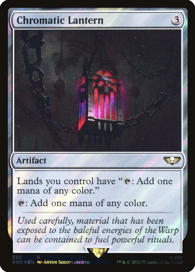 Chromatic Lantern 232★ - Warhammer 40,000 Commander MTG card
