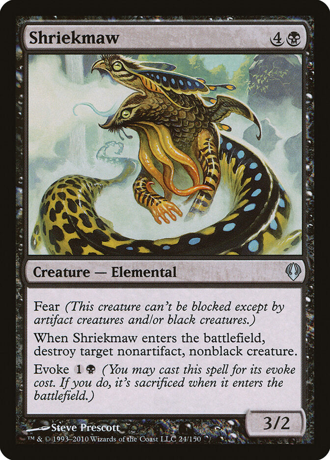Shriekmaw 24 - Archenemy MTG card