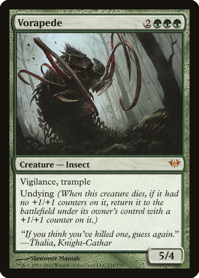 Vorapede 131 - Dark Ascension MTG card