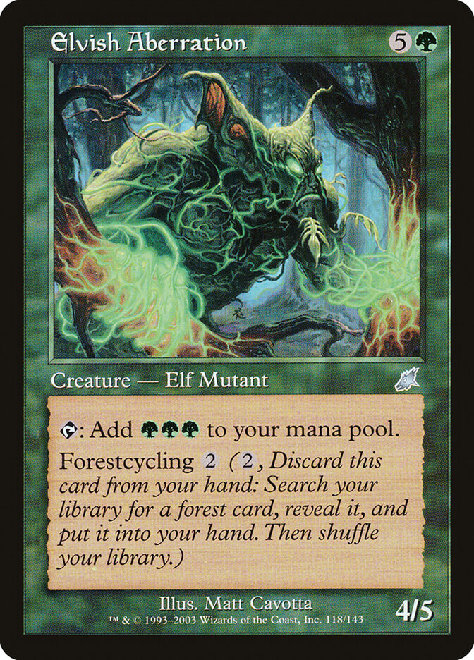 Elvish Aberration 118 - Scourge MTG card