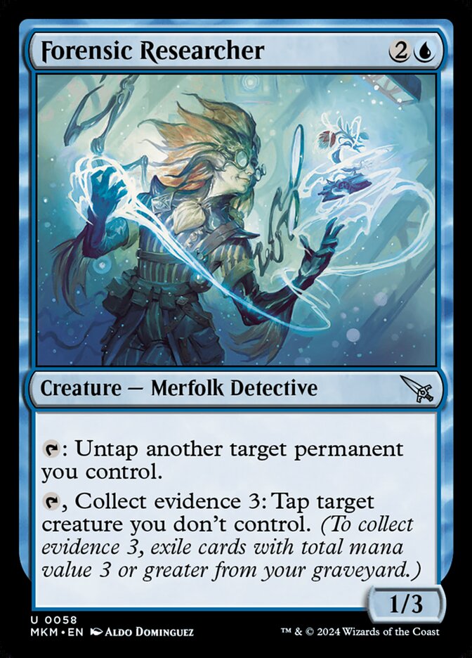 Forensic Researcher 58 - Murders at Karlov Manor MTG card