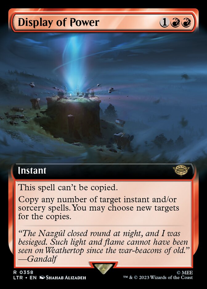Display of Power 358 - The Lord of the Rings: Tales of Middle-earth MTG card