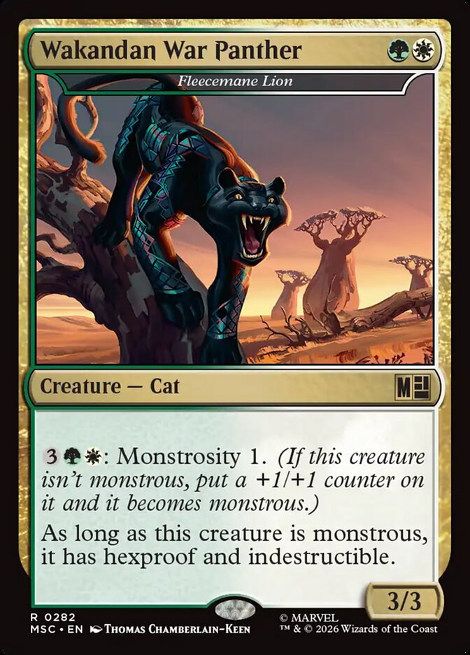 Fleecemane Lion 282 - Marvel Super Heroes Commander MTG card