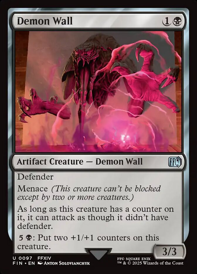 Demon Wall 97 - Final Fantasy MTG card