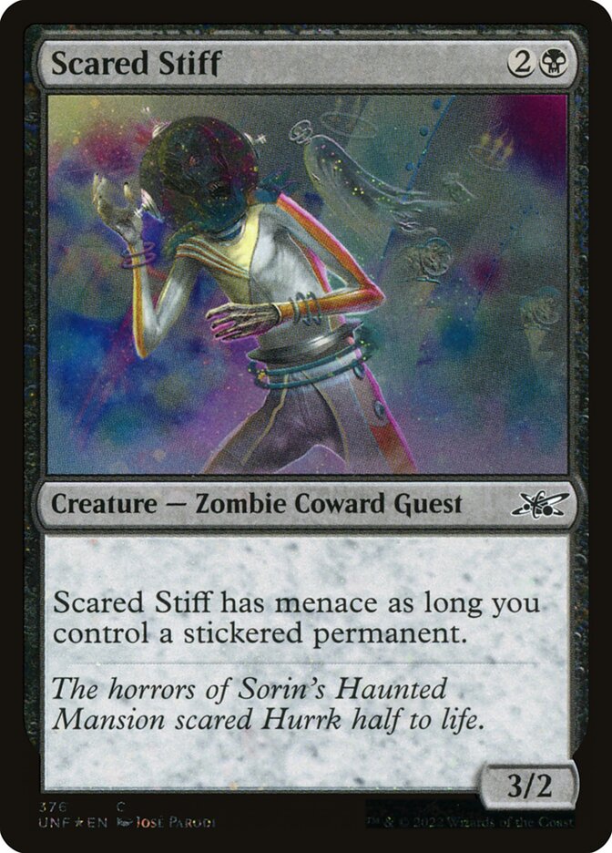 Scared Stiff 376 - Unfinity MTG card