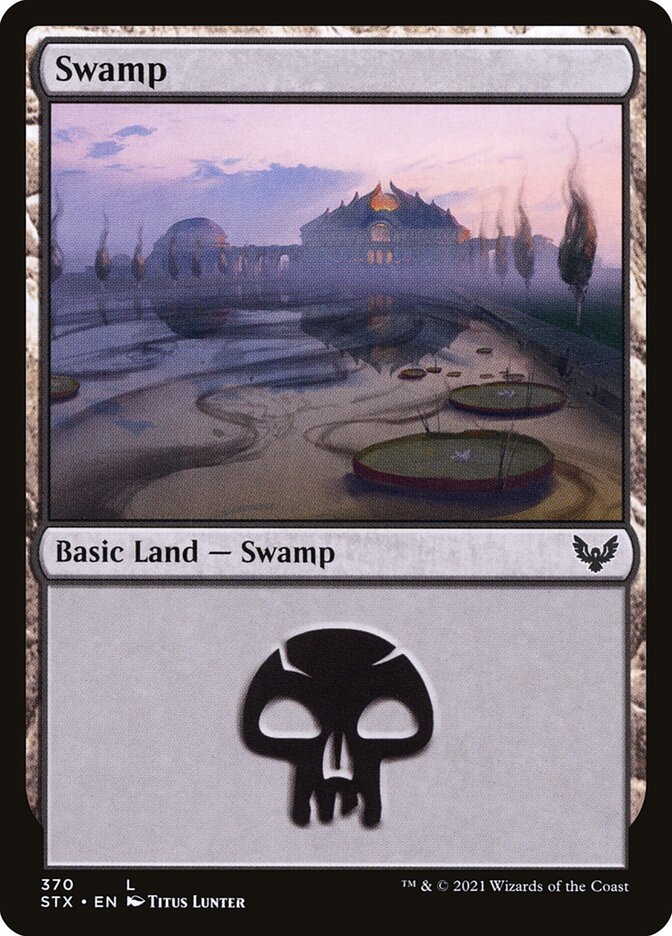 Swamp 370 - Strixhaven: School of Mages MTG card