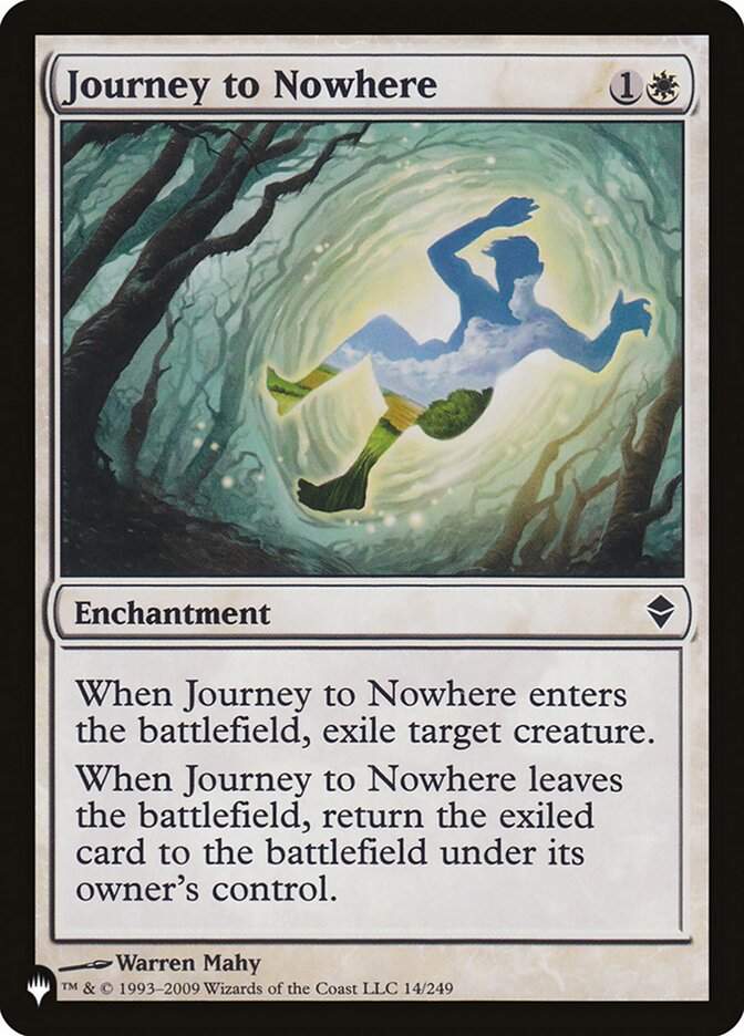 Journey to Nowhere ZEN-14 - The List MTG card