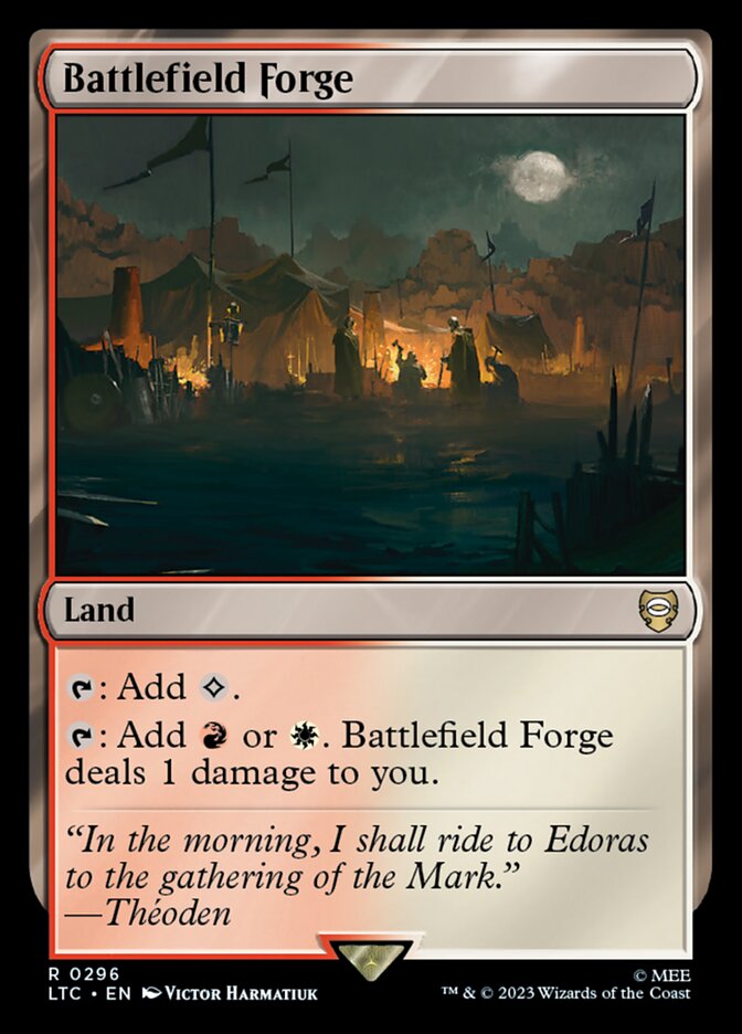 Battlefield Forge 296 - Tales of Middle-earth Commander MTG card