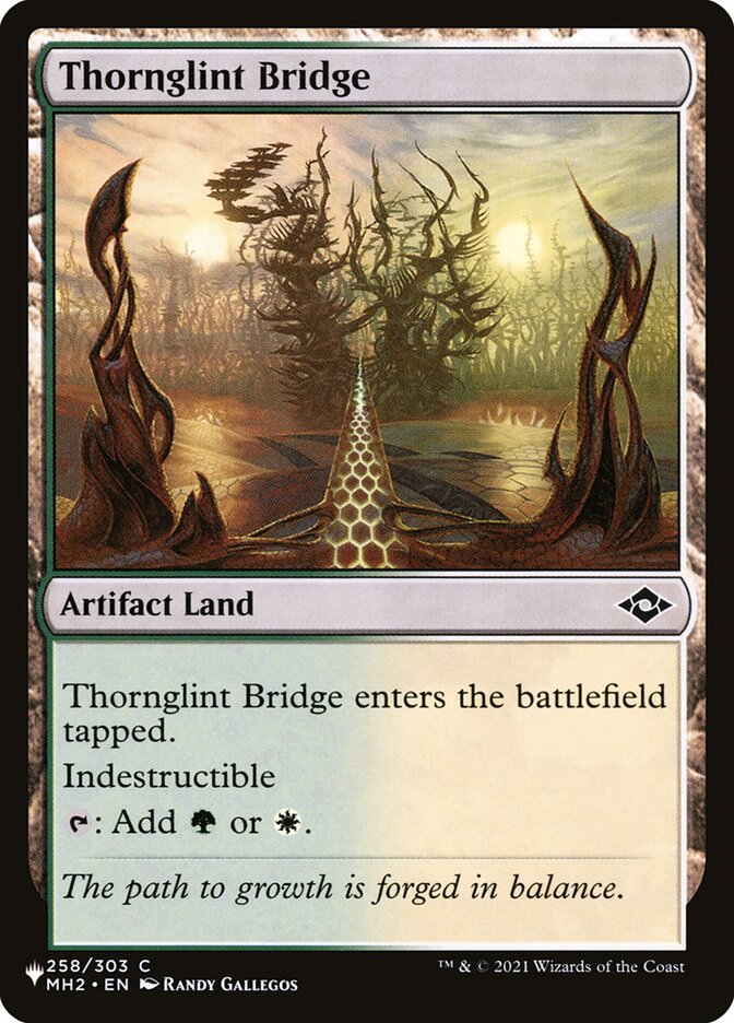 Thornglint Bridge MH2-258 - The List MTG card