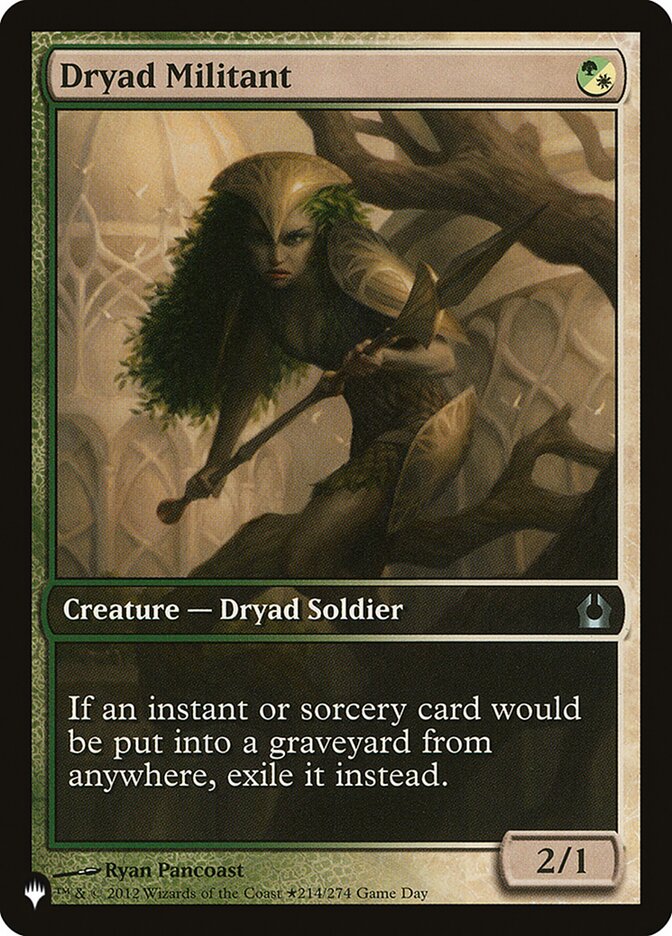 Dryad Militant PRTR-214 - The List MTG card