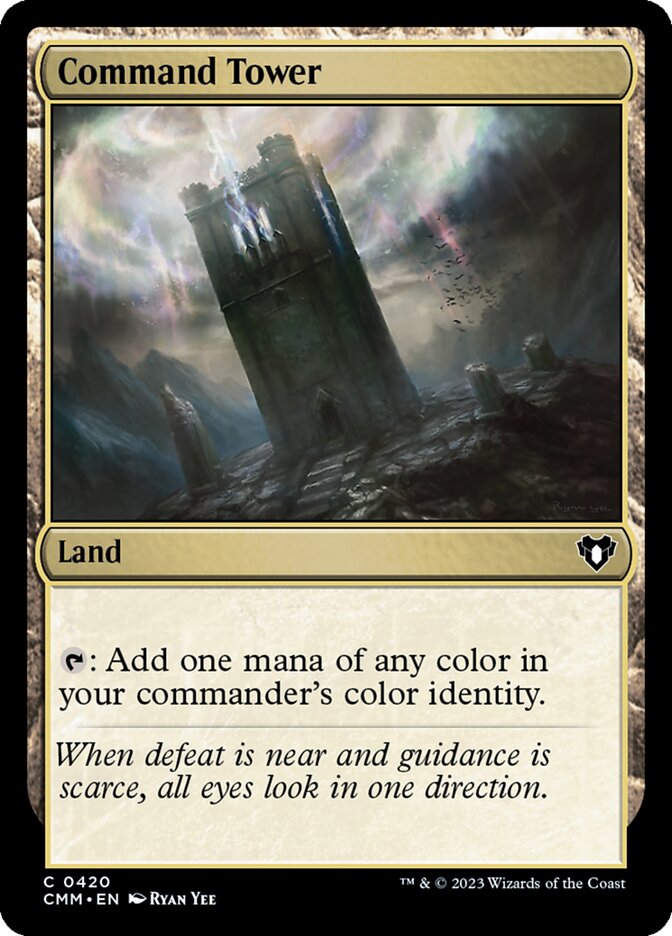 Command Tower 420 - Commander Masters MTG card