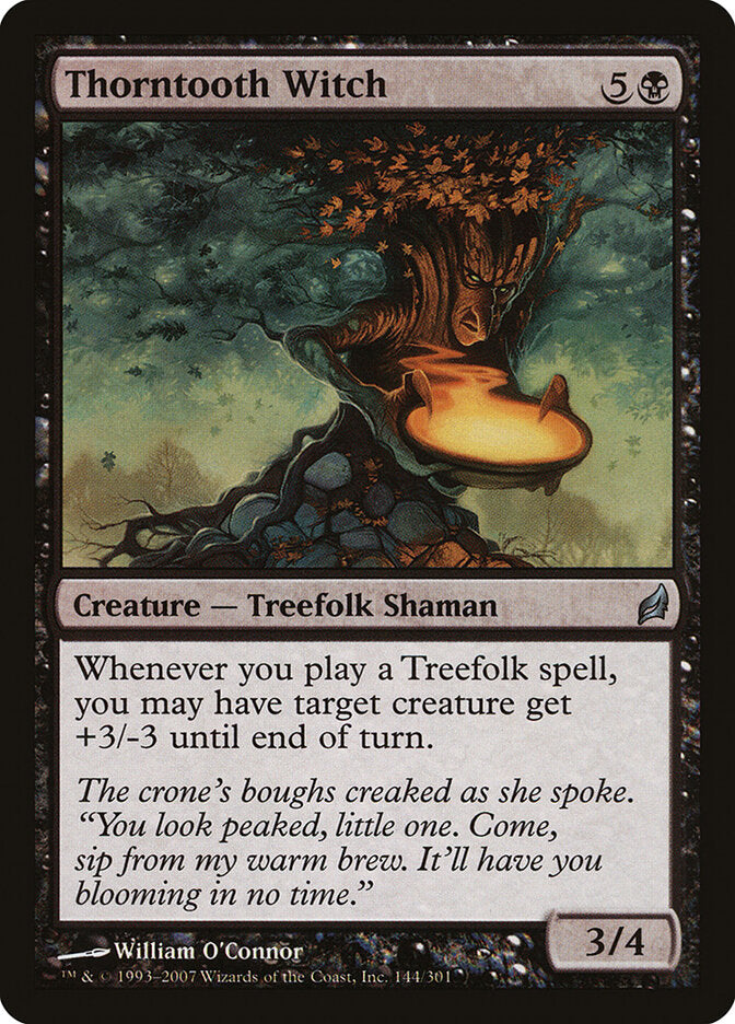 Thorntooth Witch 144 - Lorwyn MTG card