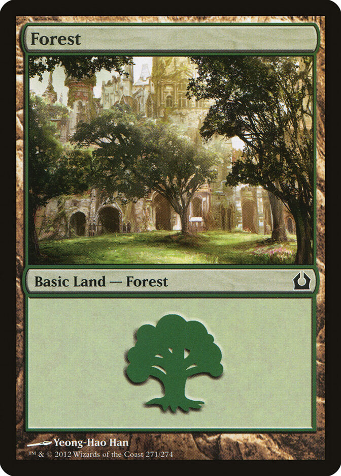 Forest 271 - Return to Ravnica MTG card