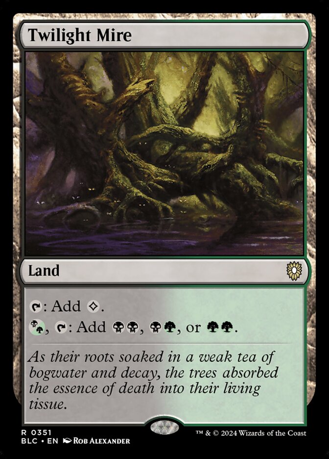 Twilight Mire 351 - Bloomburrow Commander MTG card