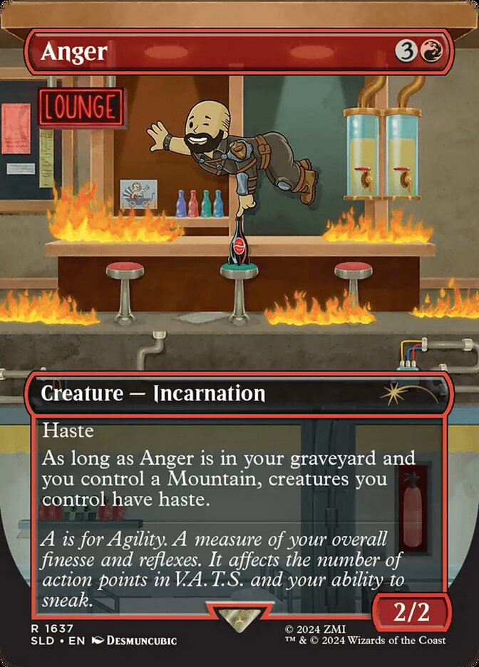 Anger 1637 - Secret Lair Drop MTG card
