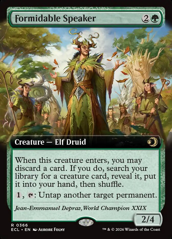 Formidable Speaker 366 - Lorwyn Eclipsed MTG card