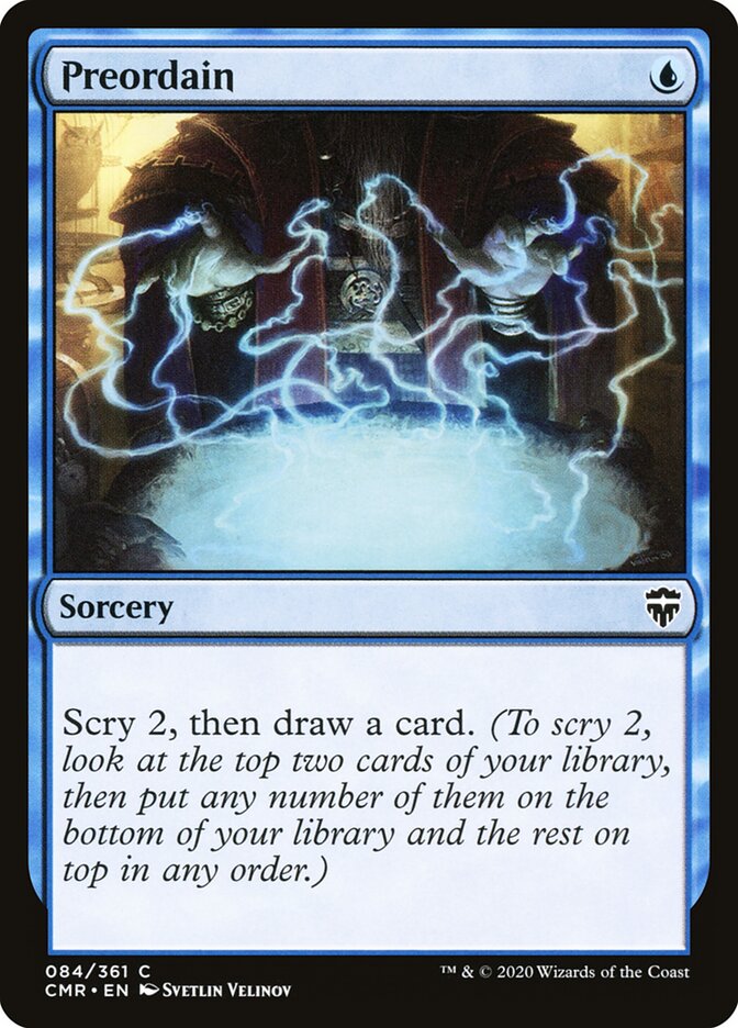 Preordain 84 - Commander Legends MTG card