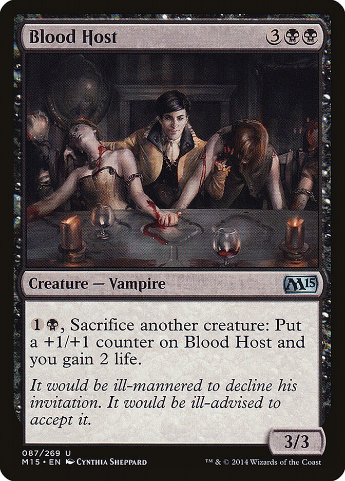 Blood Host 87 - Magic 2015 MTG card