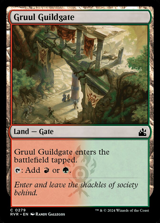 Gruul Guildgate 279 - Ravnica Remastered MTG card