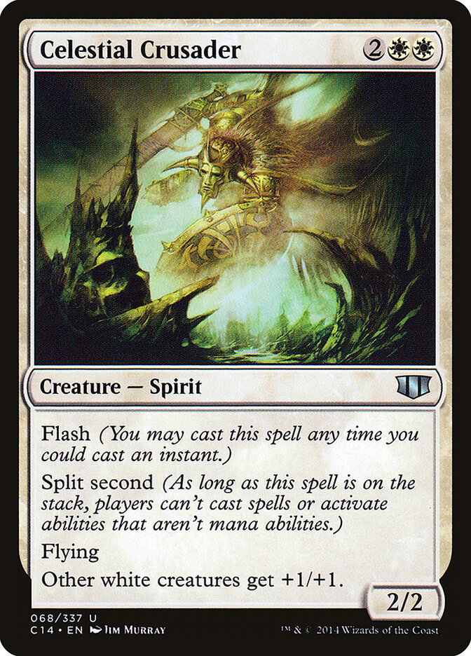 Celestial Crusader 68 - Commander 2014 MTG card