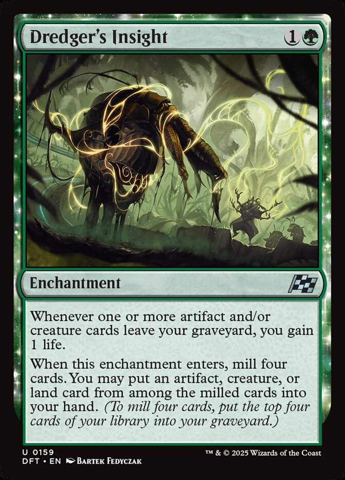 Dredger's Insight 159 - Aetherdrift MTG card