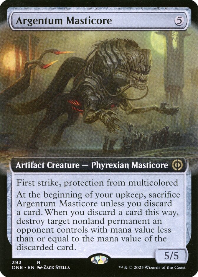Argentum Masticore 393 - Phyrexia: All Will Be One MTG card