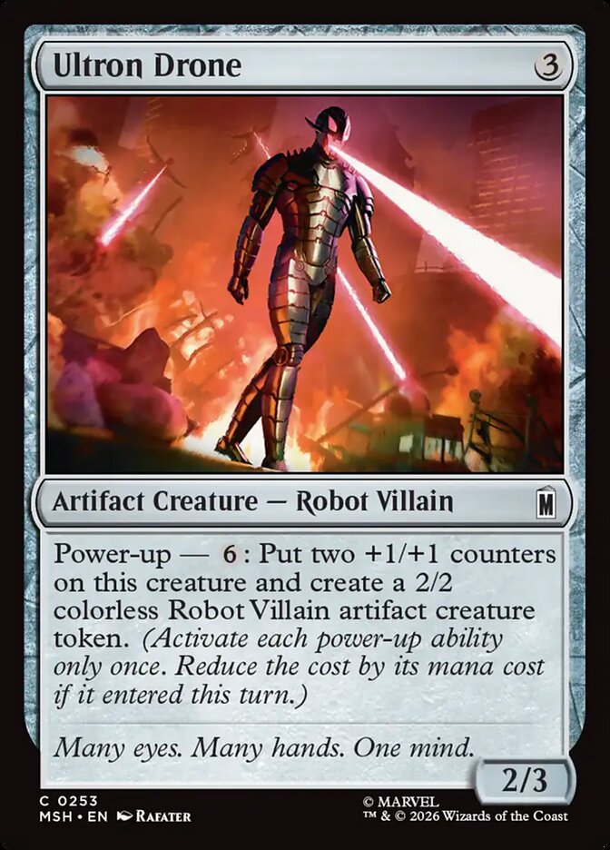 Ultron Drone 253 - Marvel Super Heroes MTG card
