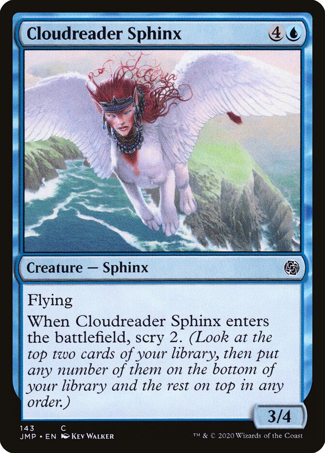 Cloudreader Sphinx 143 - Jumpstart MTG card